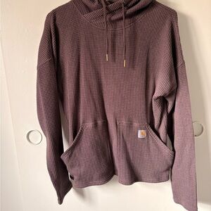 Women’s Carhartt Plum Waffle Knit Hoodie